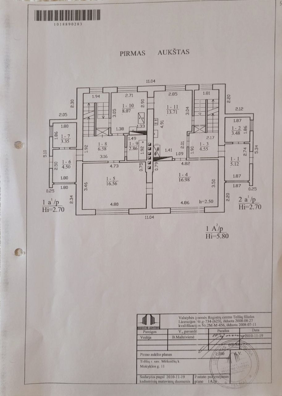 Parduodamas namas Telšių rajone