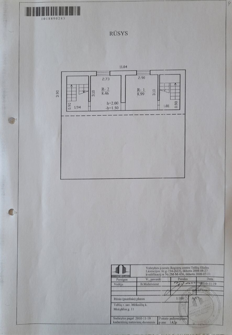 Parduodamas namas Telšių rajone