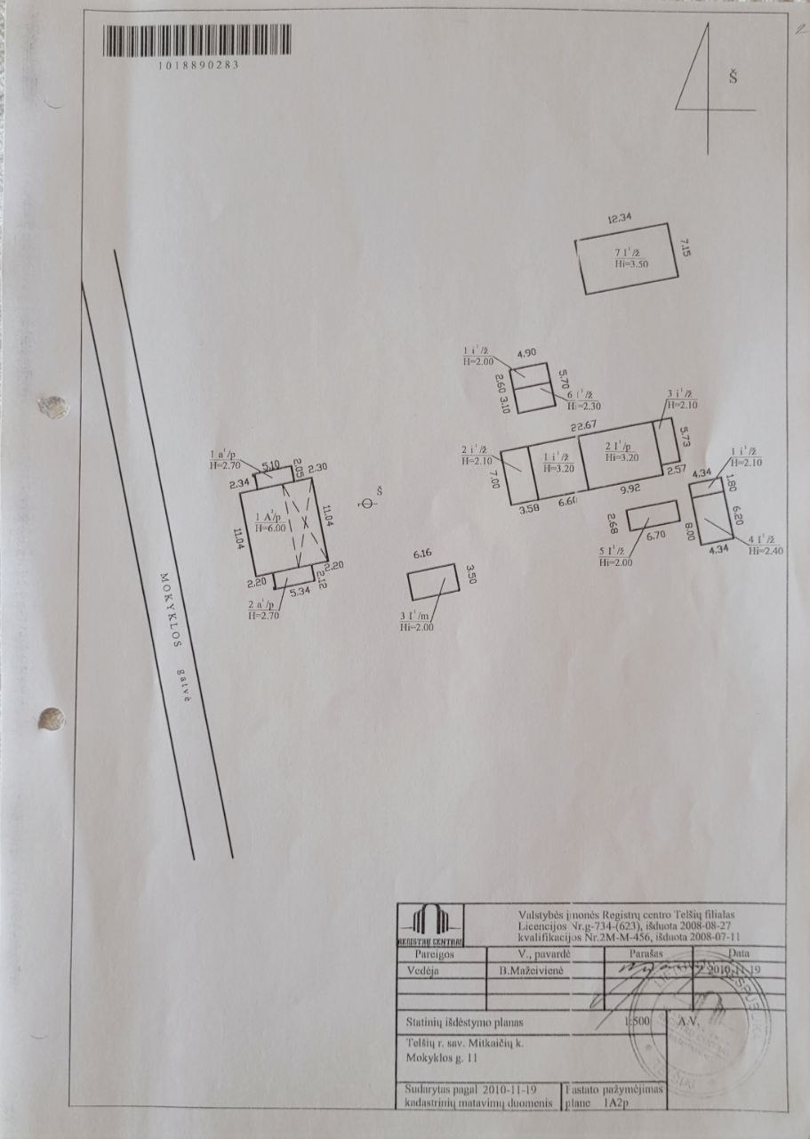 Parduodamas namas Telšių rajone