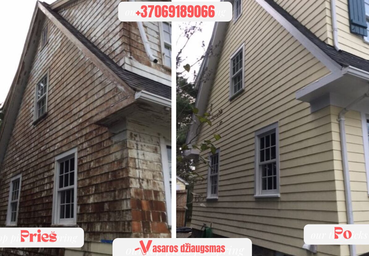 Medinių, dekoro, Fasadų, stogų Dažymas!