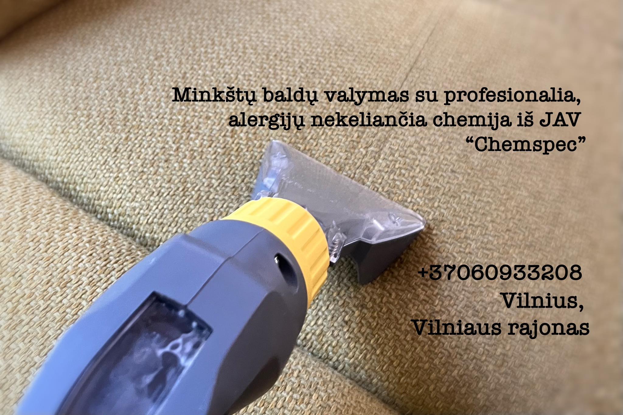 Profesionalus sofų, lovų, kėdžių, fotelių, čiužinių, kilimų ir kitų minkštų baldų cheminis valymas.
