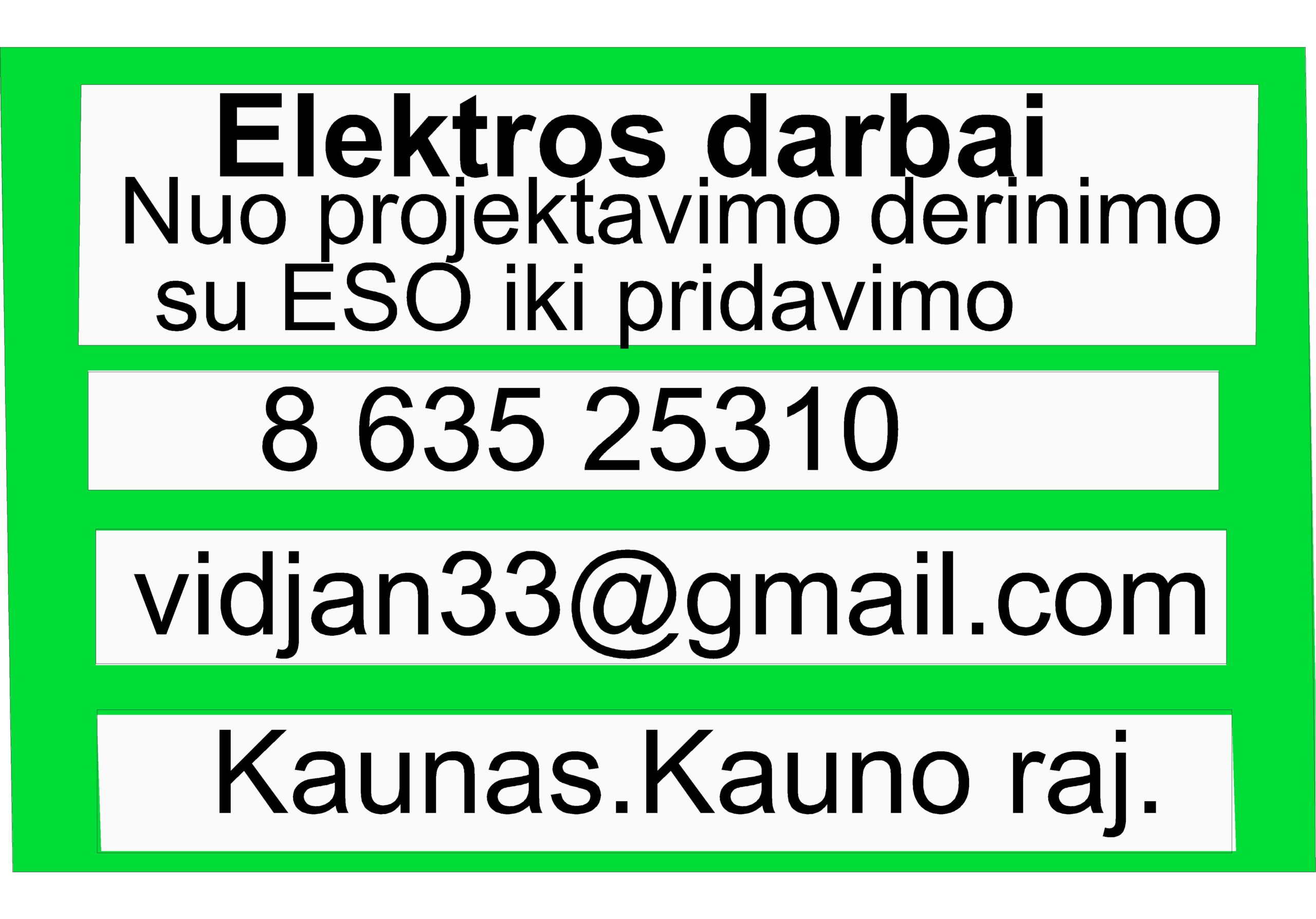 Elektros projektavimas