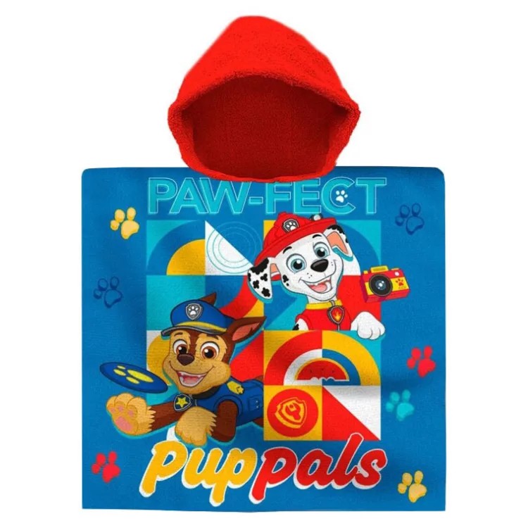 Vaikiškas pončas Paw Patrol Paw-fect