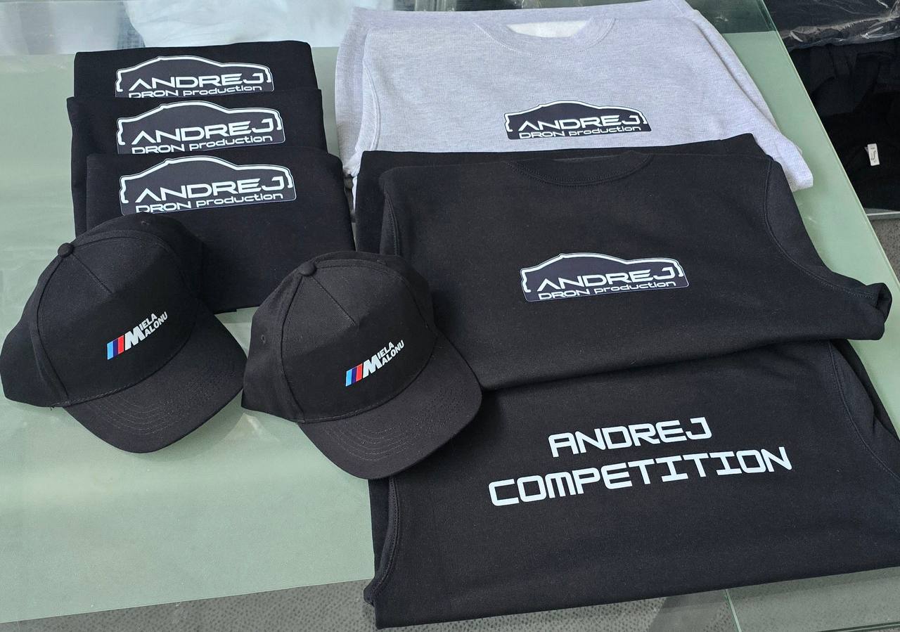 Spauda ant marškinėlių ir kitų tekstilės gaminių