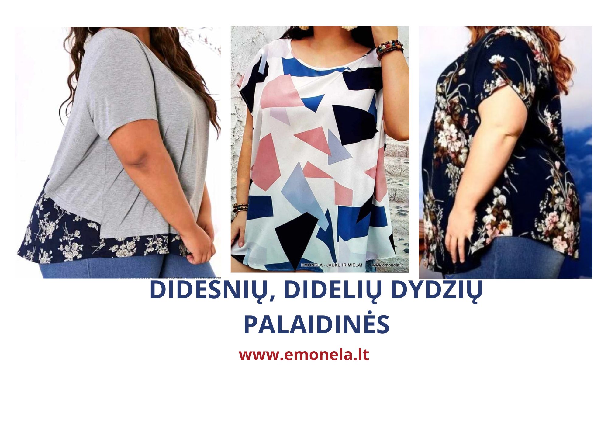 Palaidinė 8XL, didesnis dydis