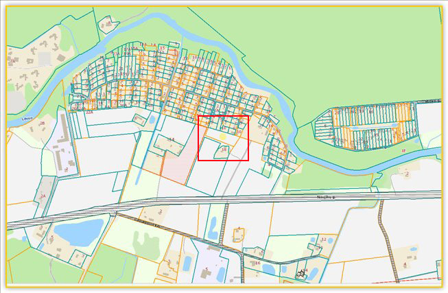 Parduodamas žemės ūkio paskirties sklypas kuriam suteiktas leidimas keisti į vienbučių ir dvibučių gyvenamųjų pastatų paskirtį 39 arų Naujikų k., Panevėžio raj.