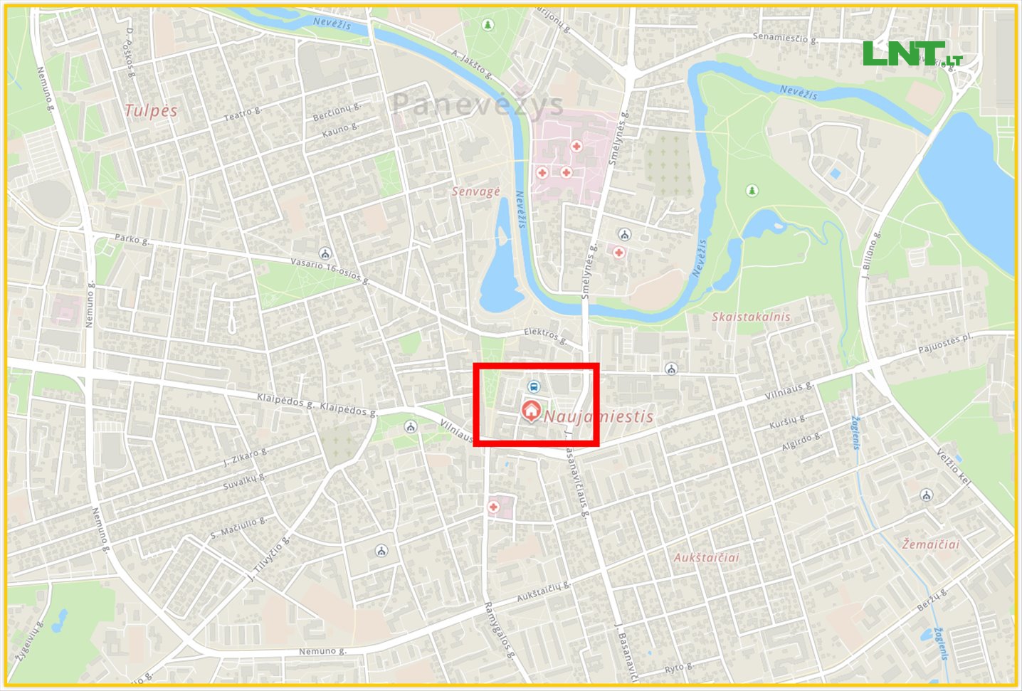 Parduodamos administracinės patalpos Panevėžyje miesto centre