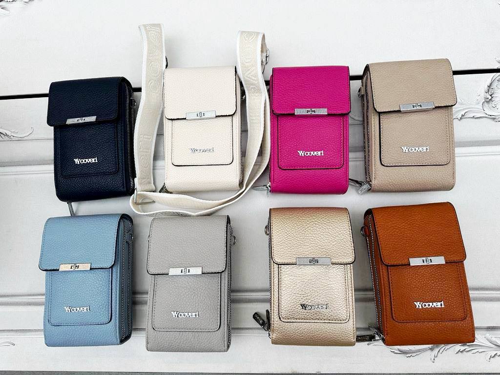 Moteriška piniginė su dėklu telefonui