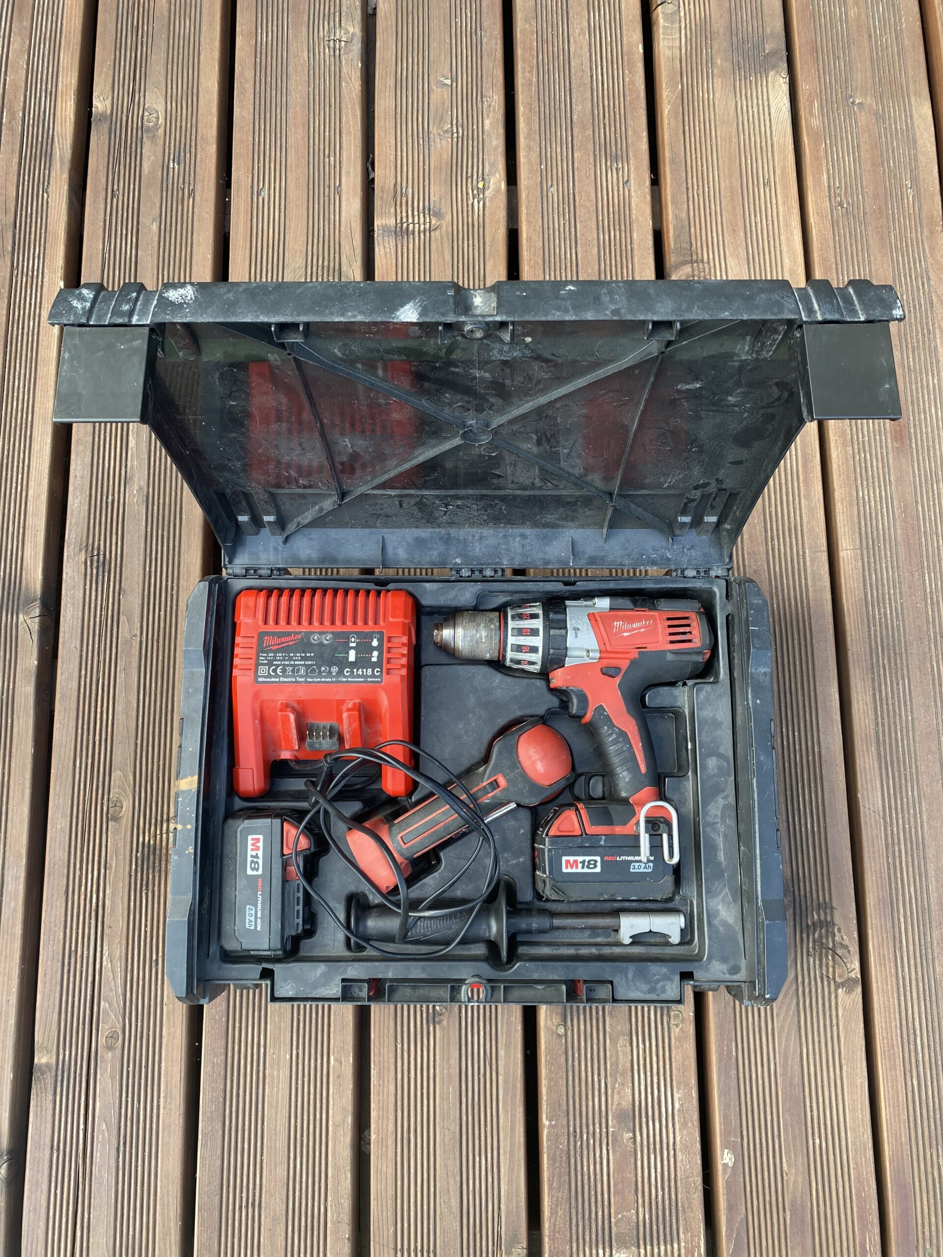 Milwaukee gręžtuvo komplektas