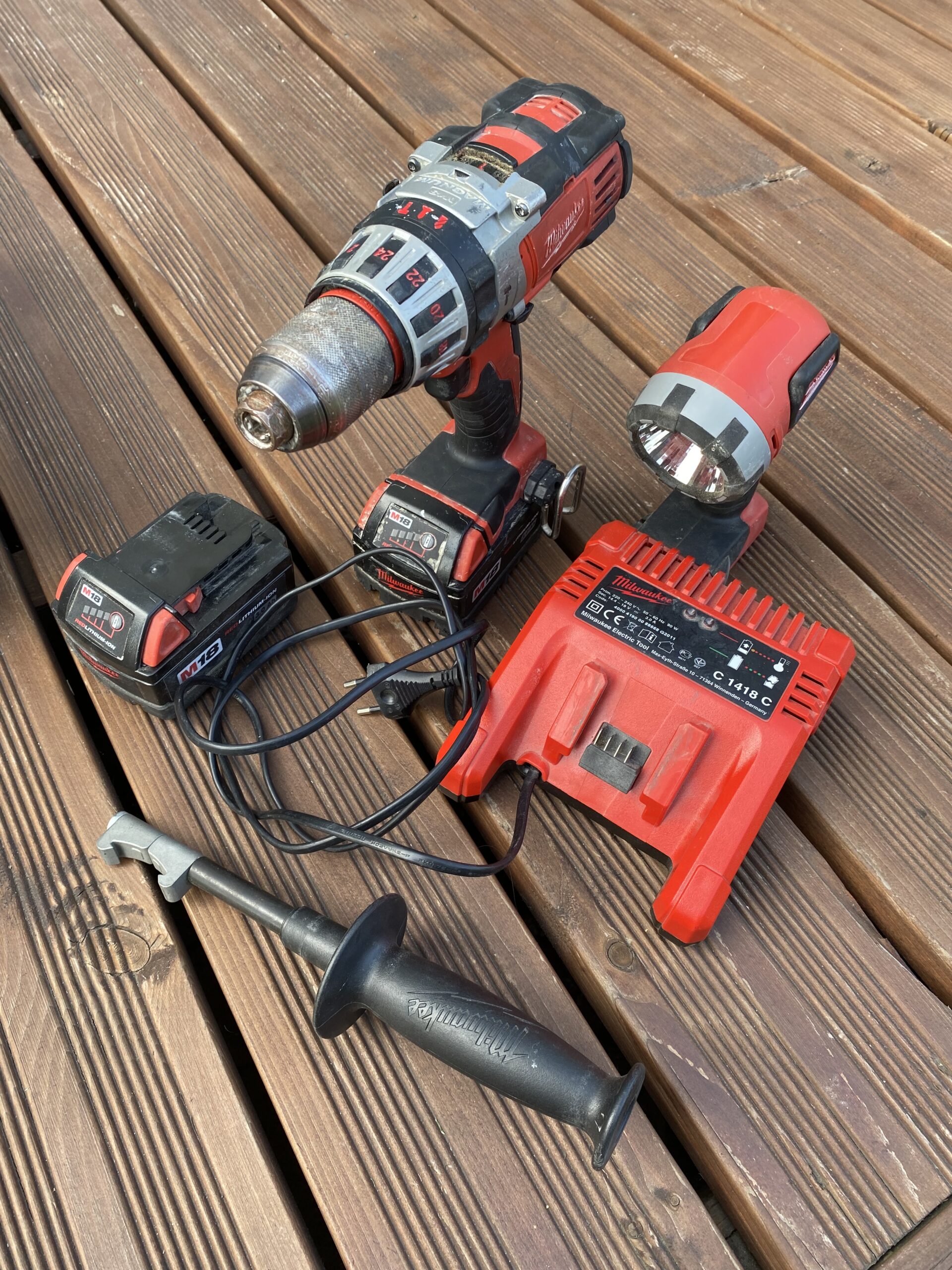 Milwaukee gręžtuvo komplektas