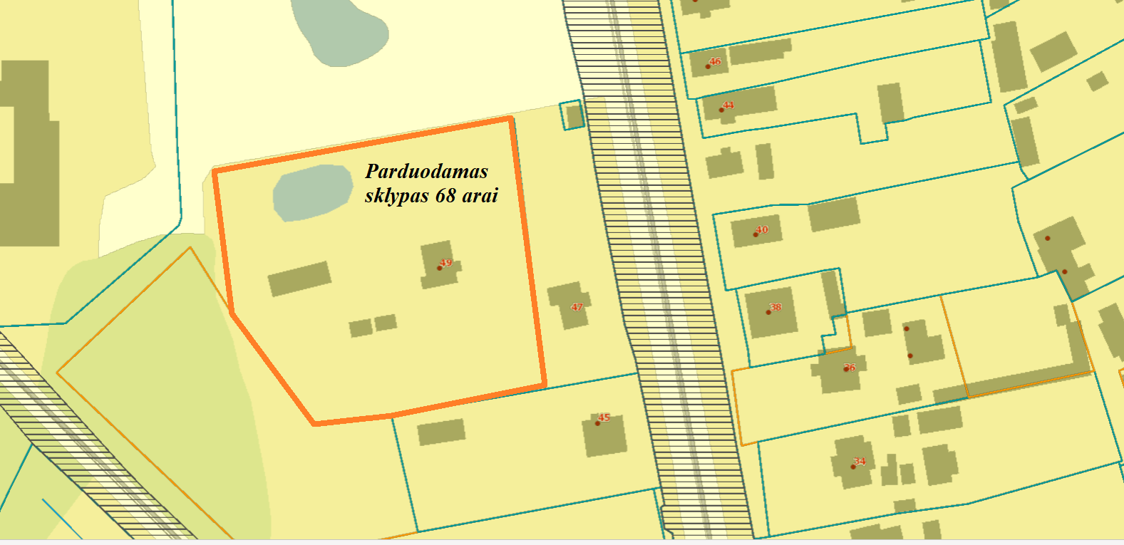 Parduodamas namas 40 km nuo Vilniaus