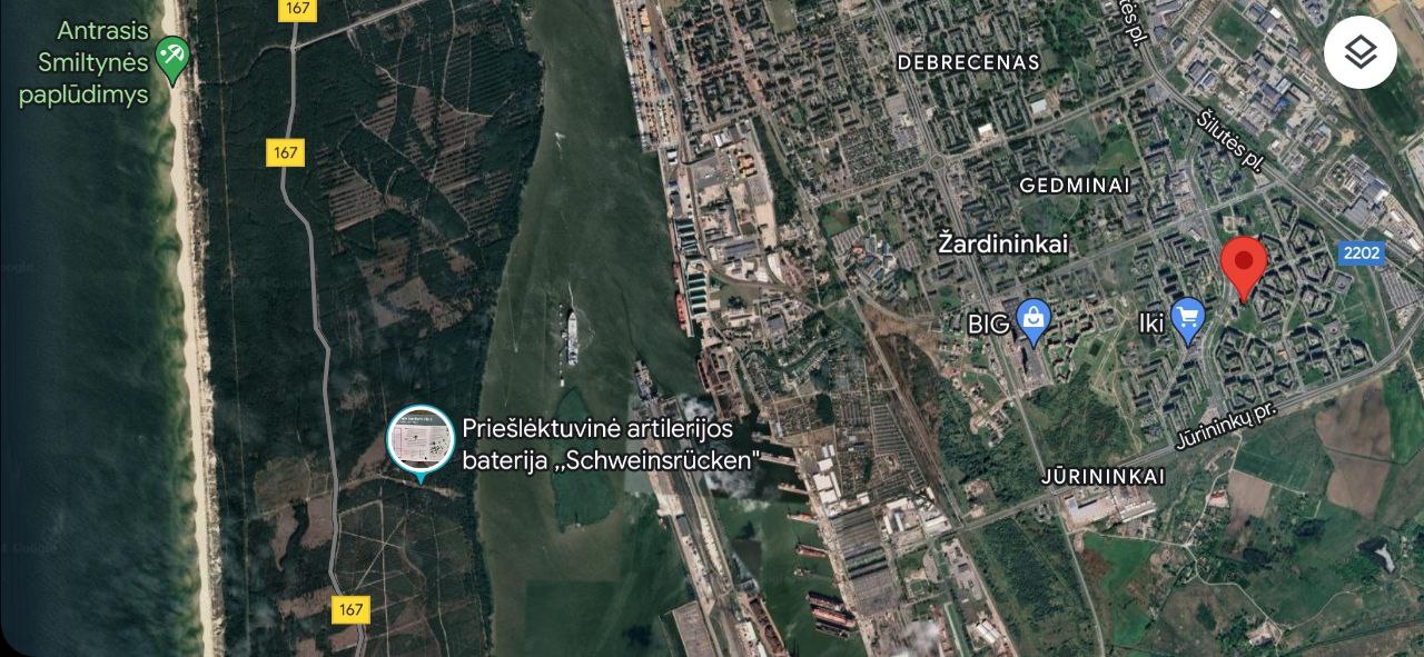 Parduodamas 1 kambario butas Klaipėdoje