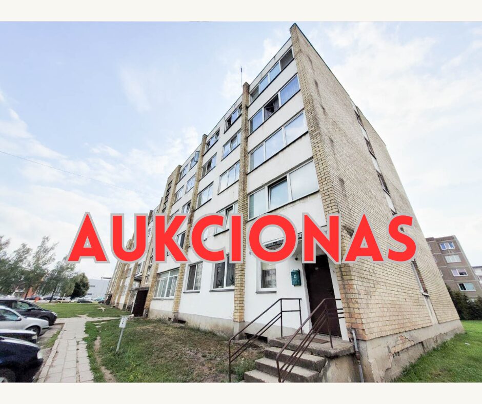 AUKCIONAS. 1 aukšte butas Marijampolėje