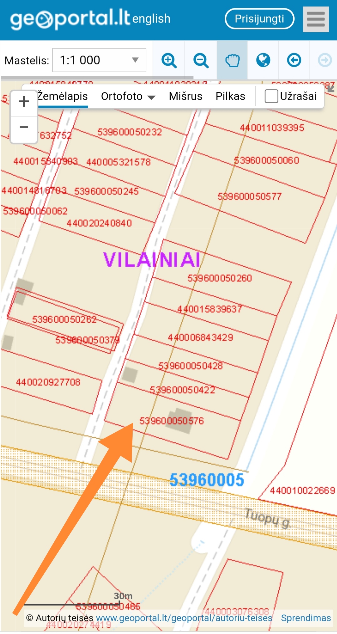 Sodas su nameliu Kėdainių r. sav., Vilainių k.