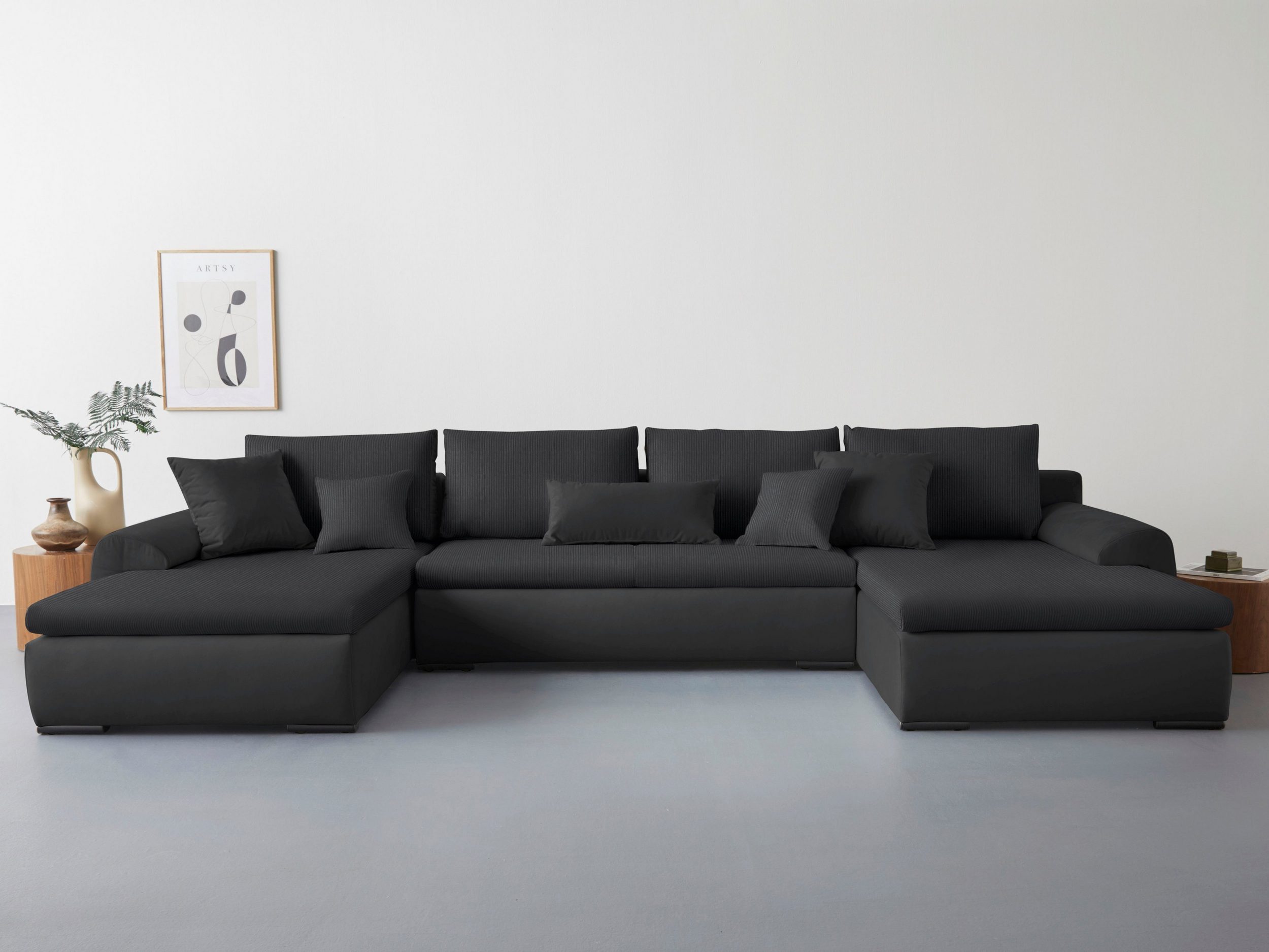 Minkštas kampas “Win” U formos