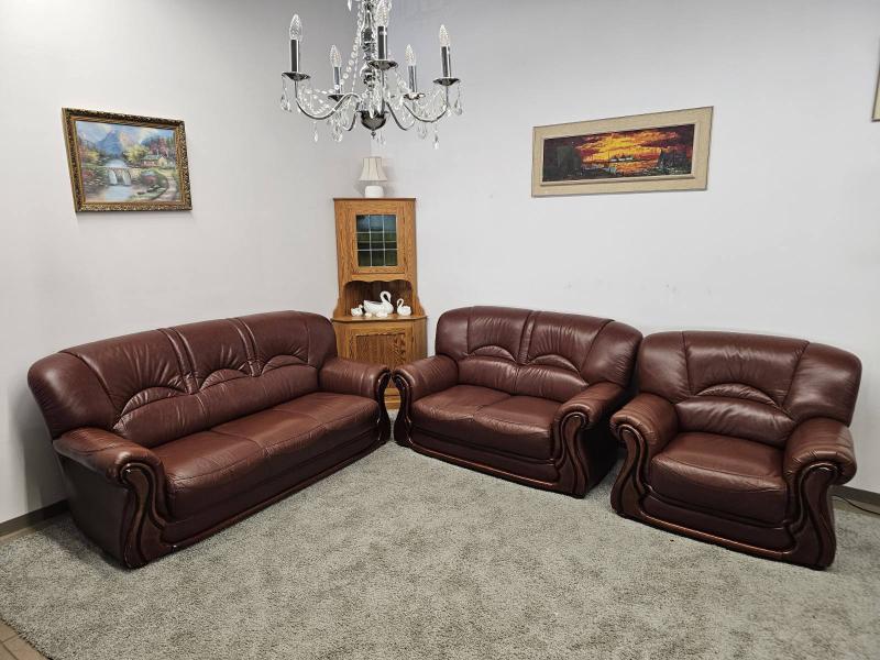 Natūralios odos komplektas