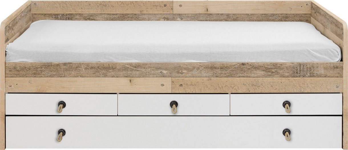 Begamino lova ,,LENI” su 3 stalčiais