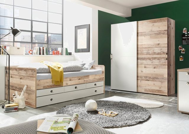 Begamino lova ,,LENI” su 3 stalčiais