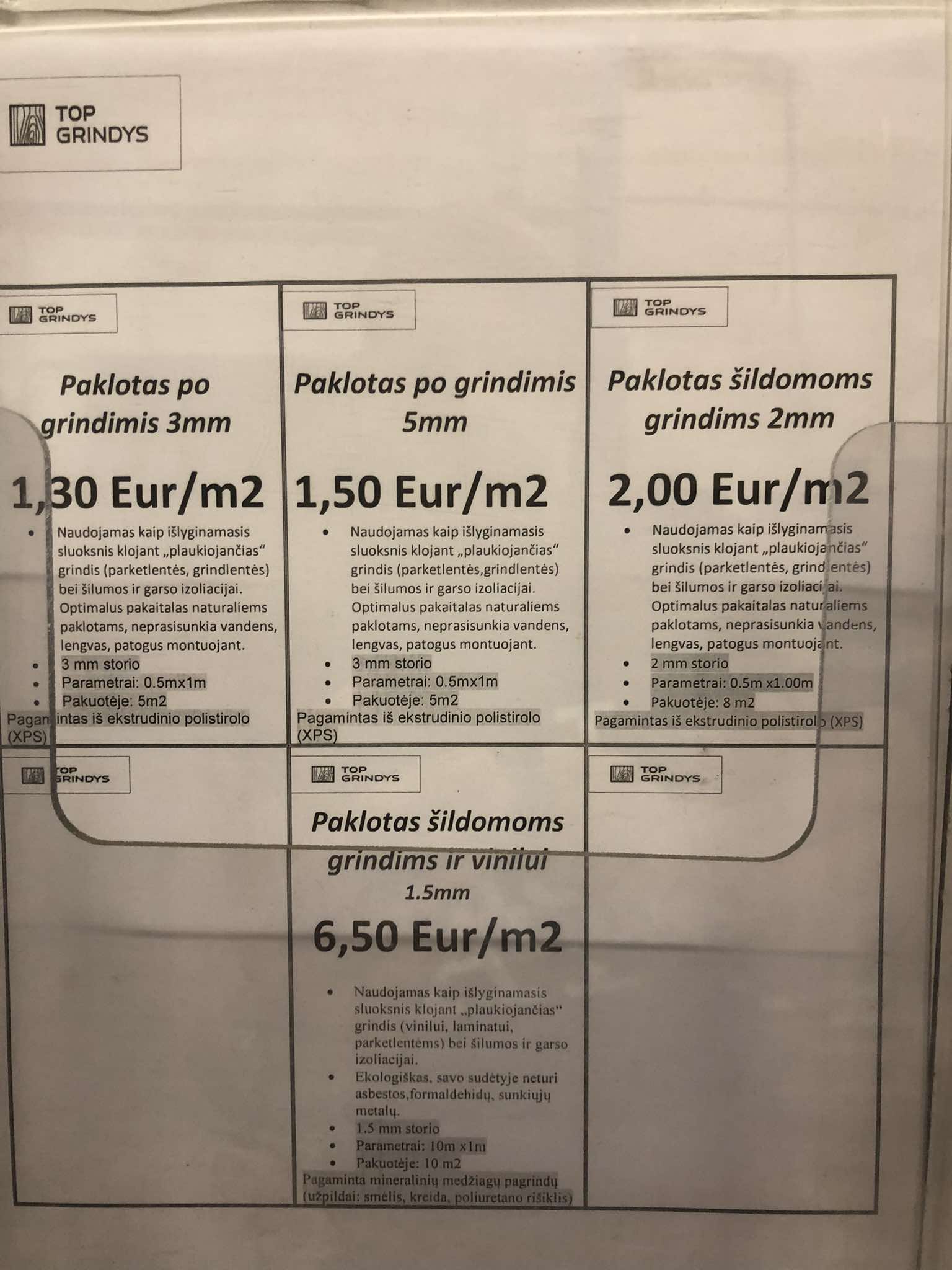 Classen laminatas ir vinilinės grindys.