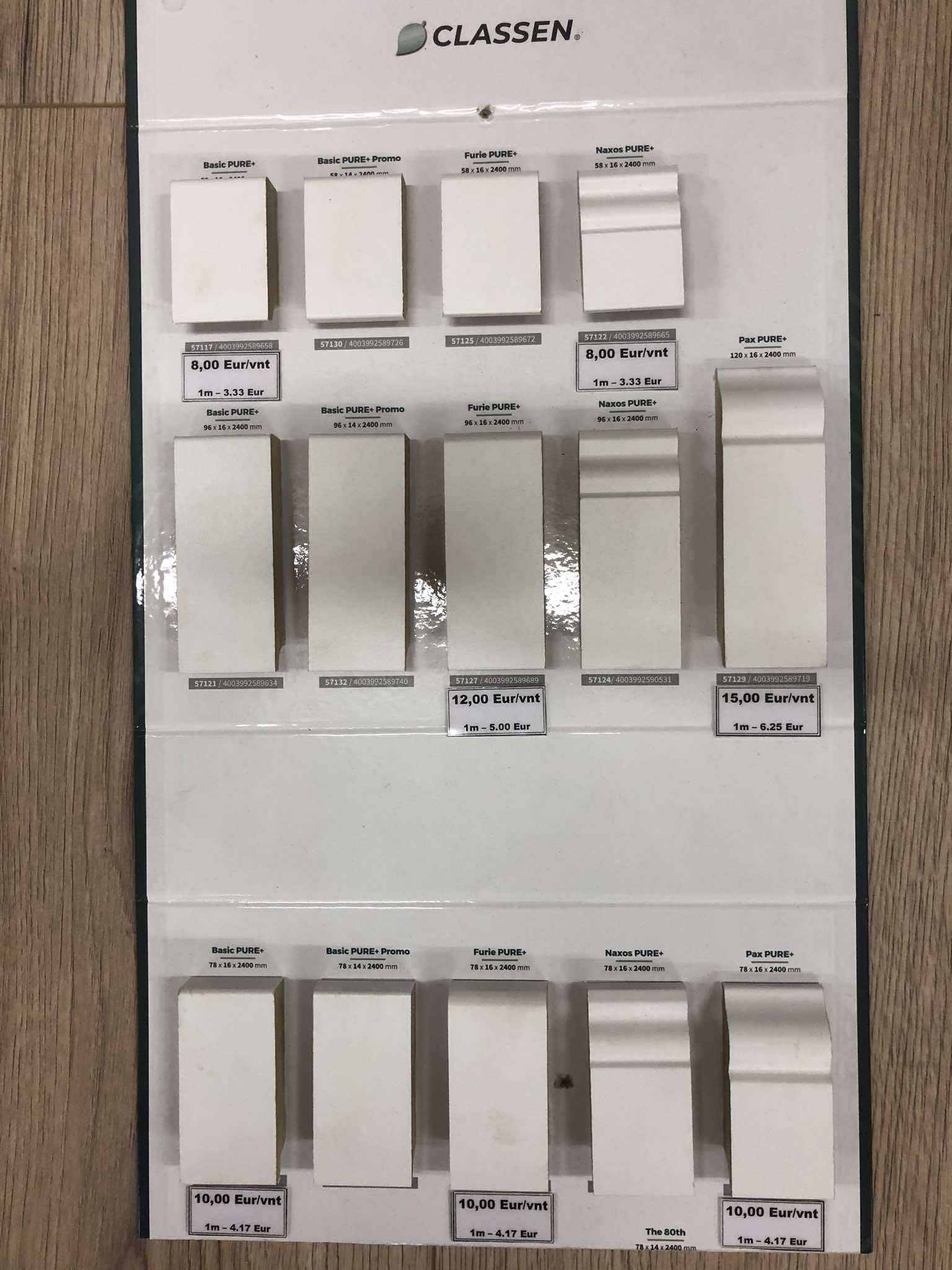 Classen laminatas ir vinilinės grindys.