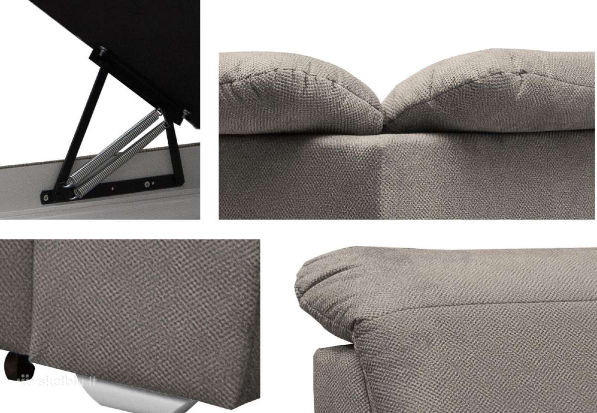 Minkštas kampas “Bergan su miego funkcija ir dėže