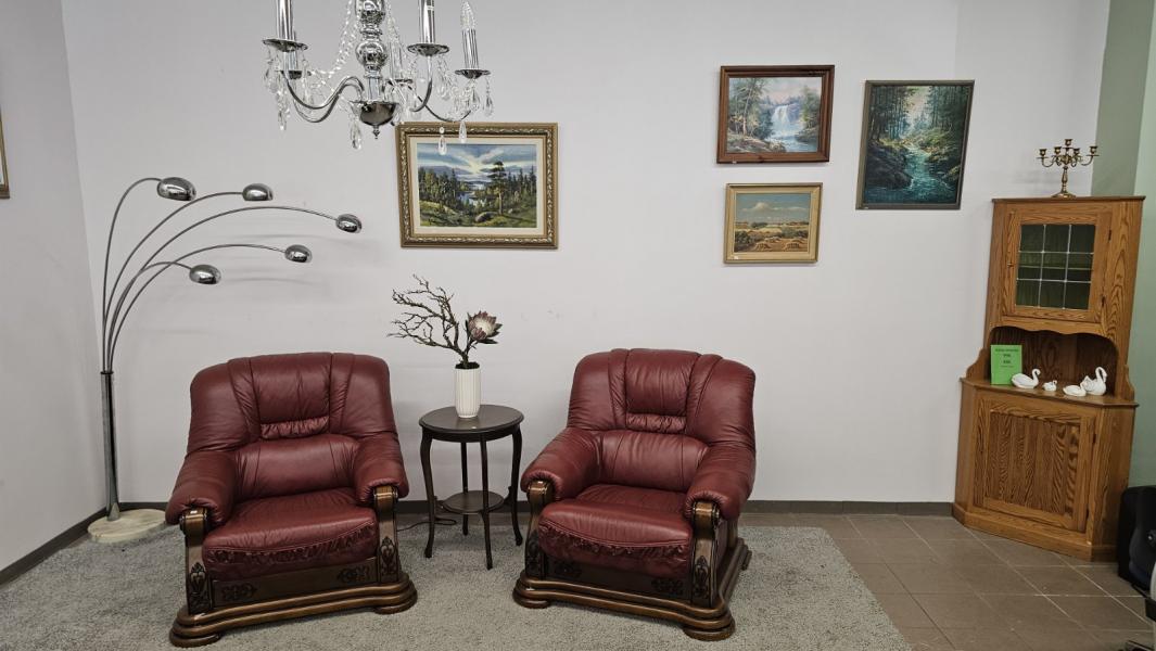 Natūralios odos foteliai