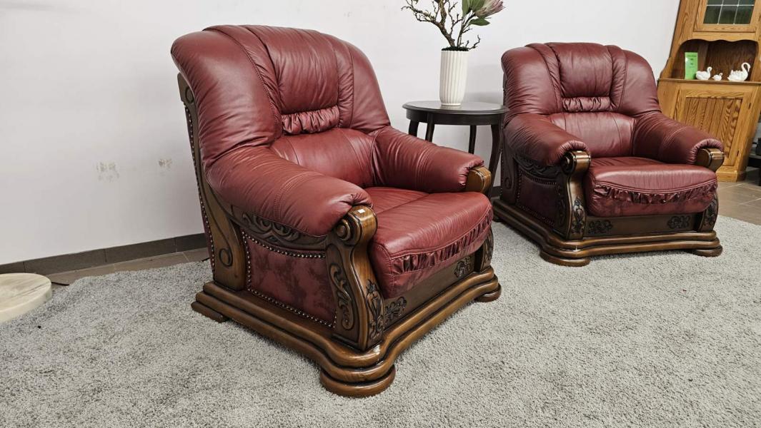 Natūralios odos foteliai