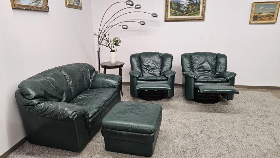 Natūralios odos komplektas