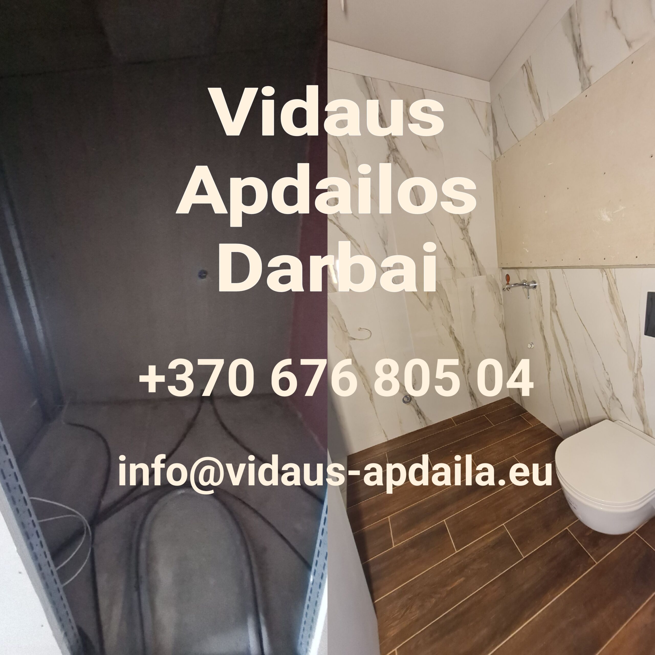 Apdailos darbai Vilniuje
