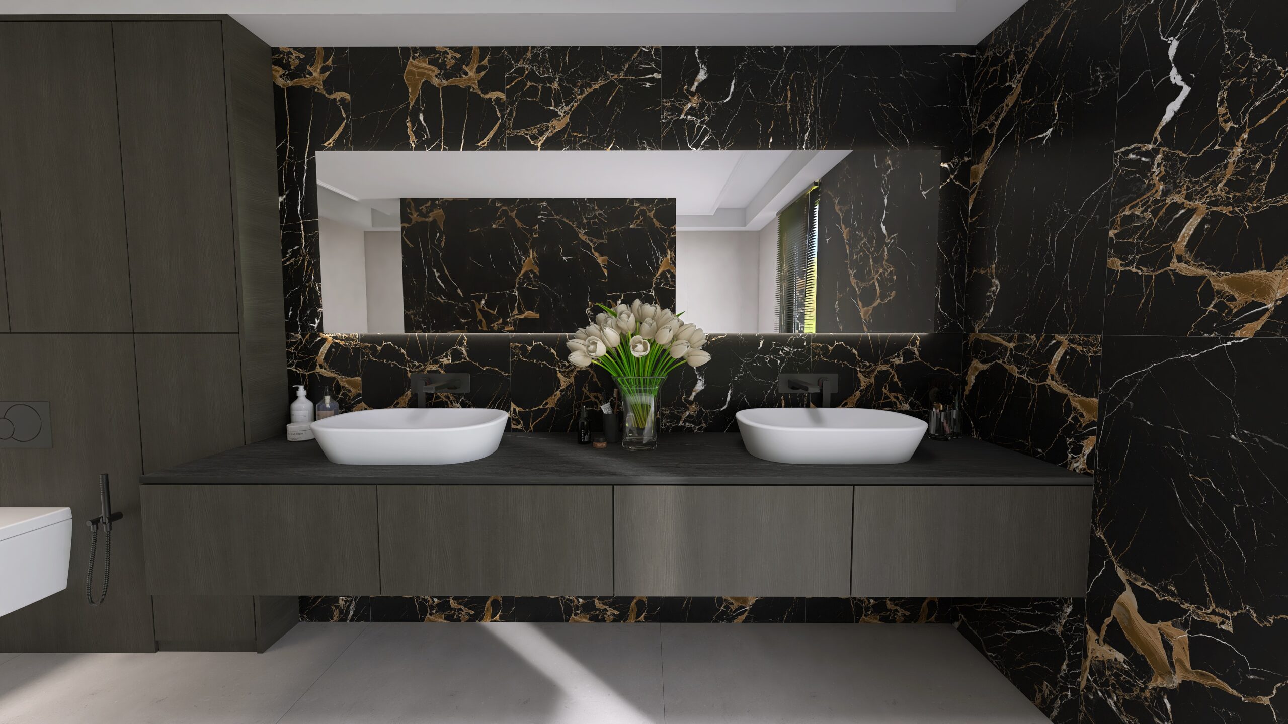 Akmens masės plytelės grindims ir sienoms