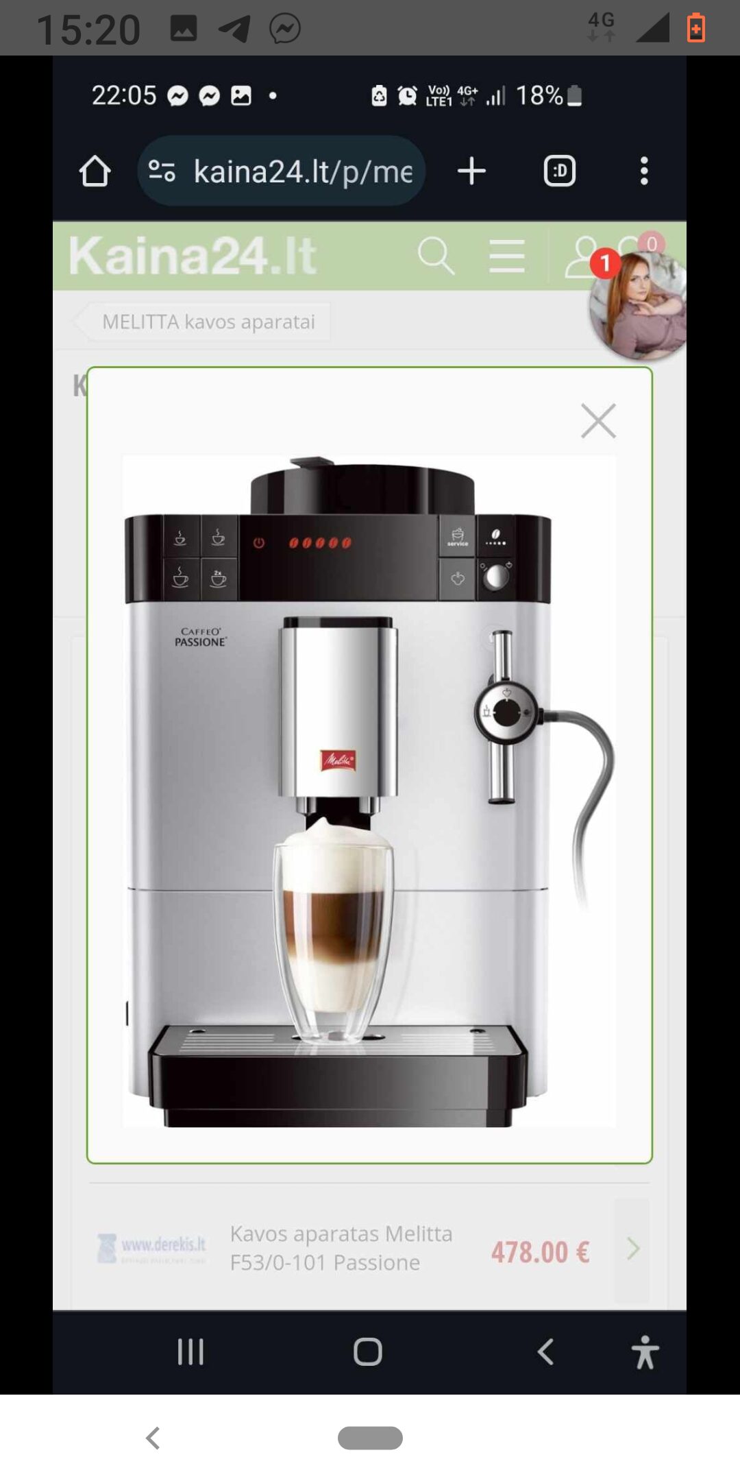 Geri kavos aparatai uż żemesnę kainą ir taisymas