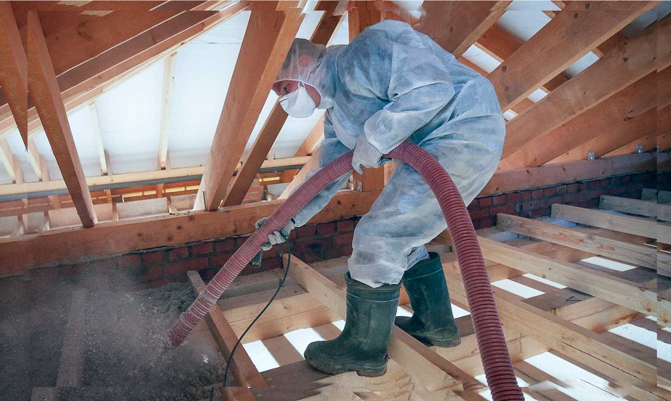 Namų šiltinimo paslaugos su biria ekovata