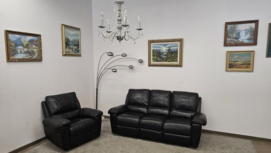 Natūralios odos komplektas