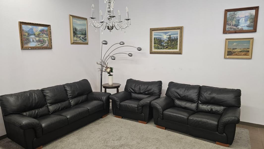 Natūralios odos komplektas