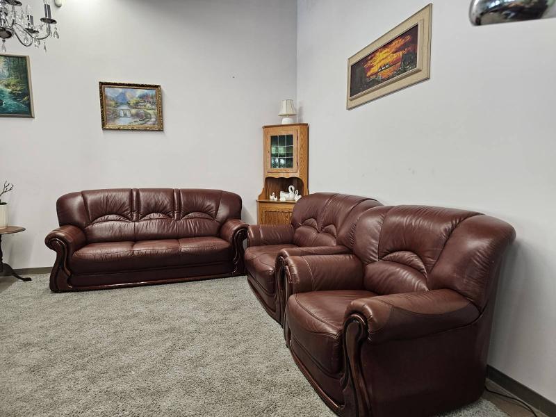 Natūralios odos komplektas