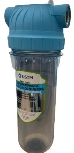 Антибактериальный корпусный фильтр wfw34 emi protect kpl 10″, 3⁄4” ss.lv