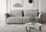 Pilka sofa-lova “Tamir su dėže patalynei