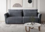 Pilka sofa-lova “Tamir su dėže patalynei
