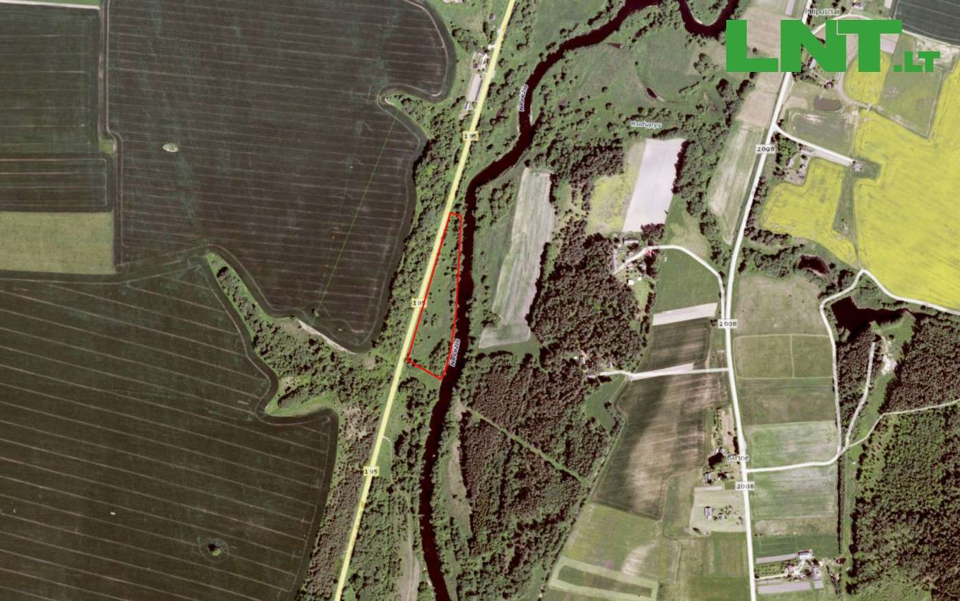 Parduodamas žemės ūkio paskirties sklypas, 1.55 ha Skaistkalnio k., Panevėžio raj.