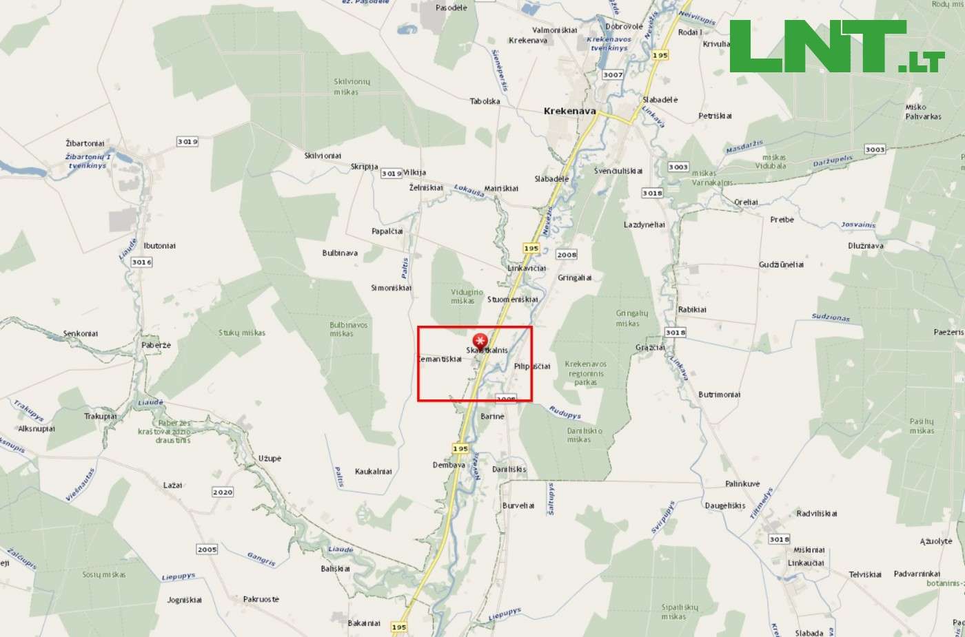 Parduodamas žemės ūkio paskirties sklypas, 1.55 ha Skaistkalnio k., Panevėžio raj.