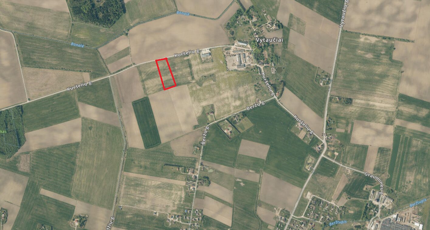 Parduodamas žemės ūkio paskirties sklypas Vytaučių km. (Prie Plikių)