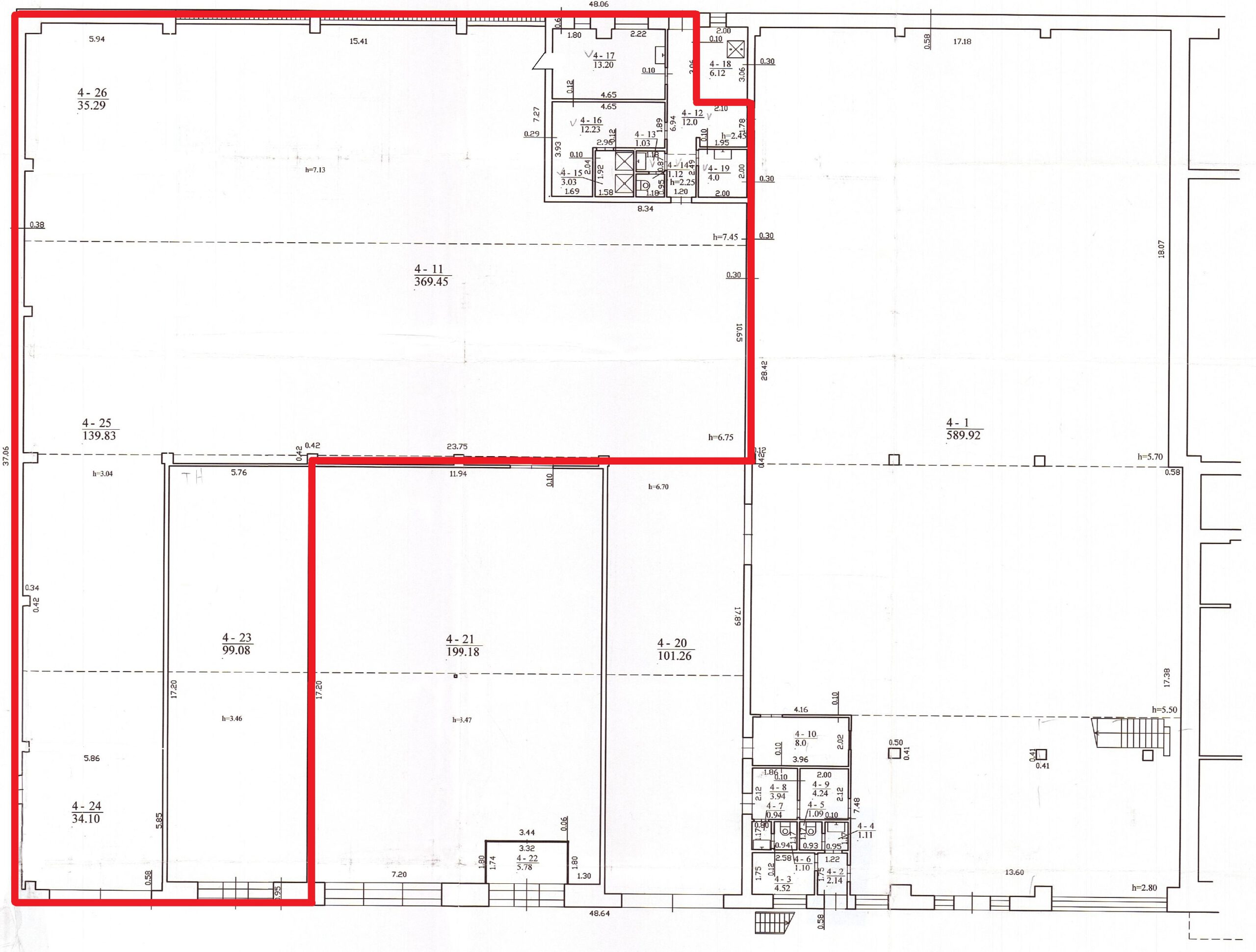 Išnuomojamos sandėliavimui-gamybai-prekybai tinkančios 625.36 kv.m., ploto patalpos Šilutės pl,