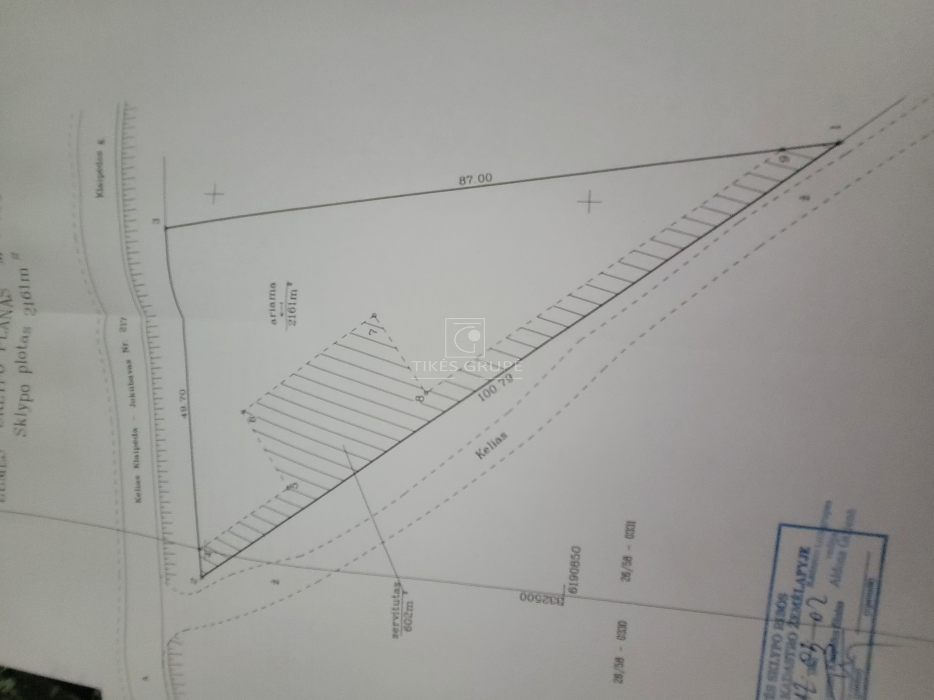 Sklypas namo statybai Jokūbave