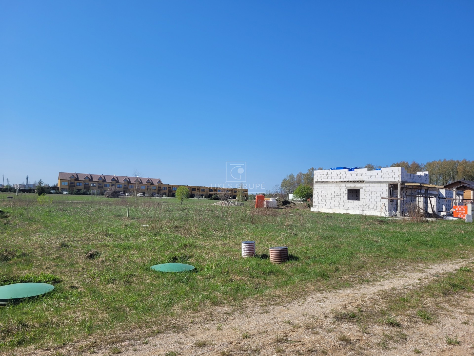 GERAI KAINA! PUIKI VIETA ! 12 a namų valdos žemės sklypas Trušeliuose