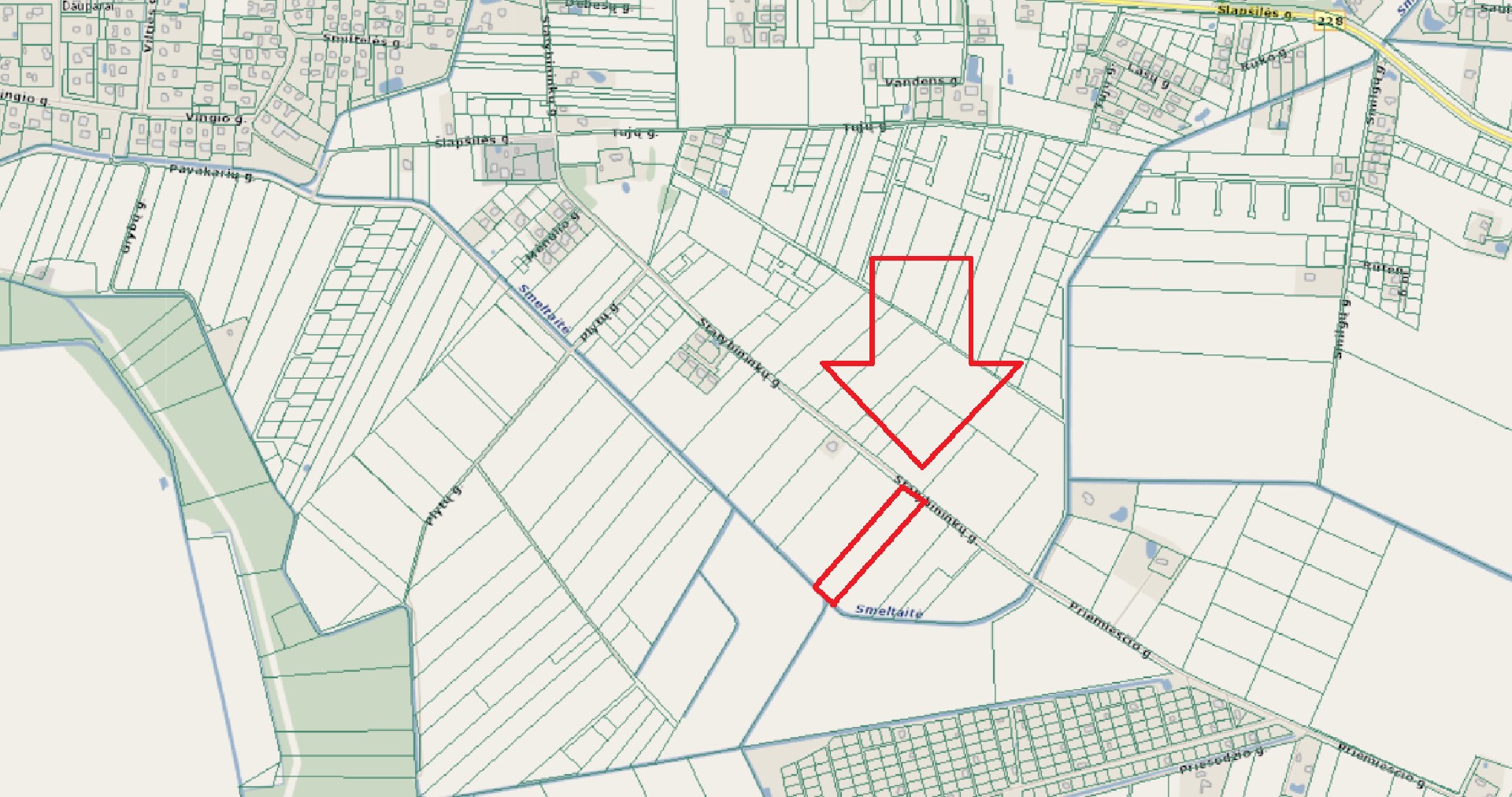 Parduodamas 143 a. žemės ūkio paskirties žemės sklypas Šlapšilės k., Klaipėdos rajone