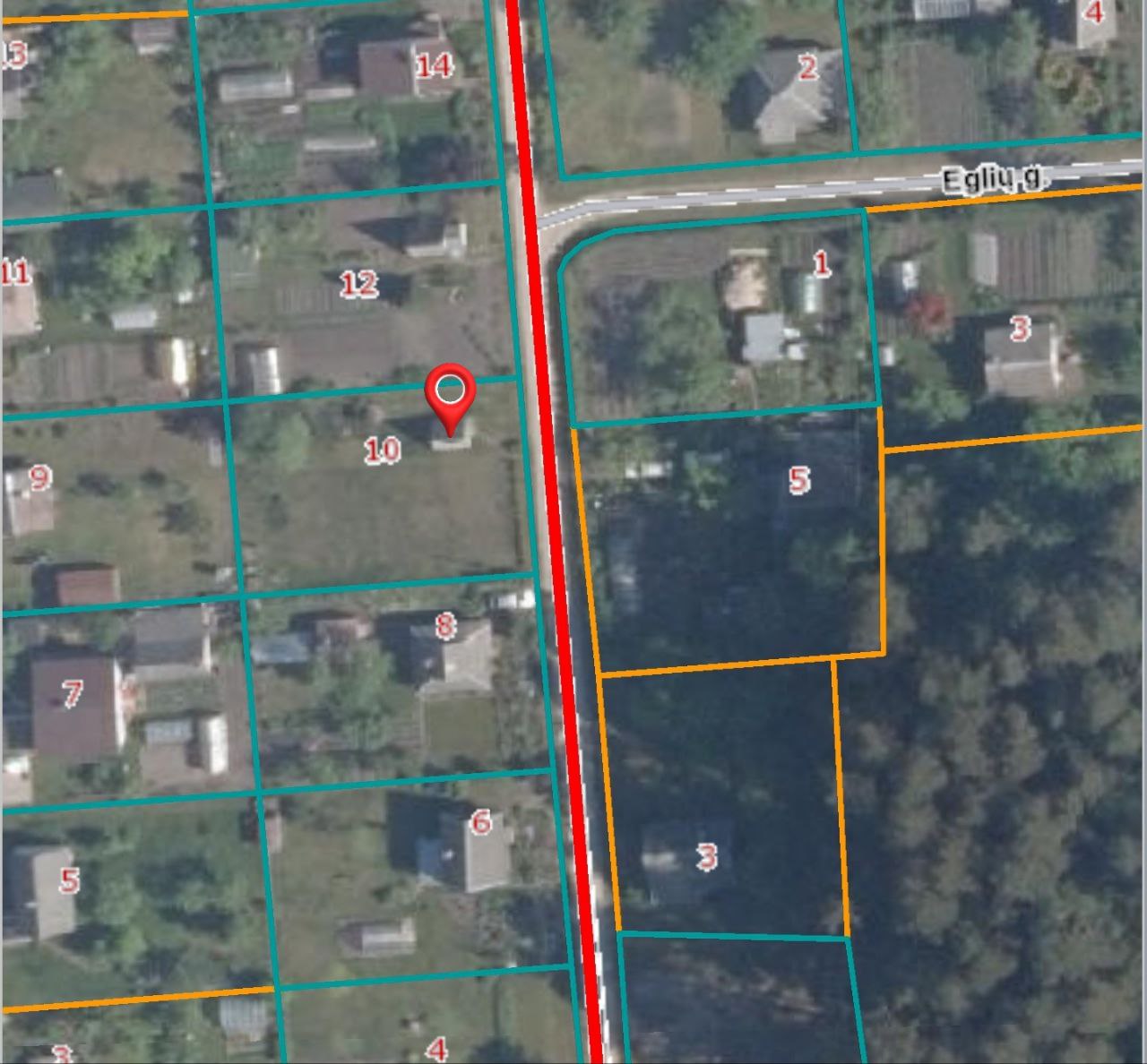 Sodas Panevėžio r. sav. Pagiegalos k.