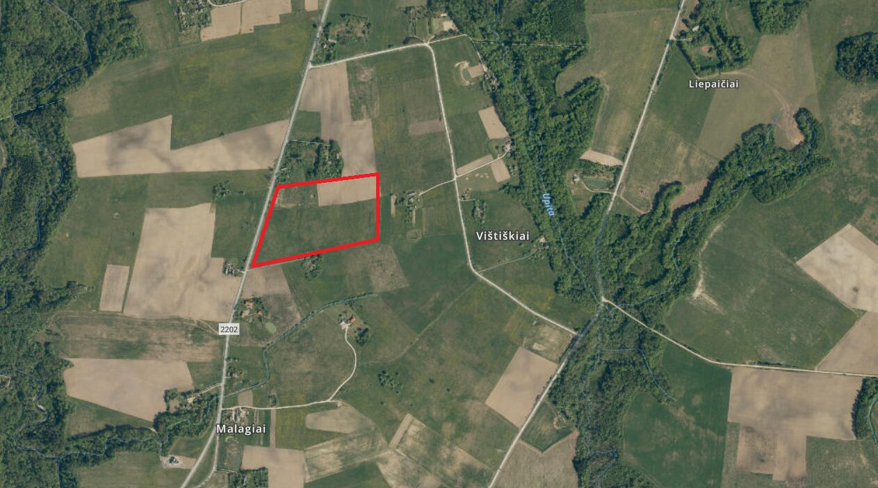 PARDUODAMAS 5HA žemės ūkio paskirties sklypas Malagių k.