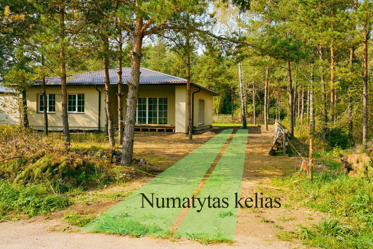 Parduodamas mūrinis namas