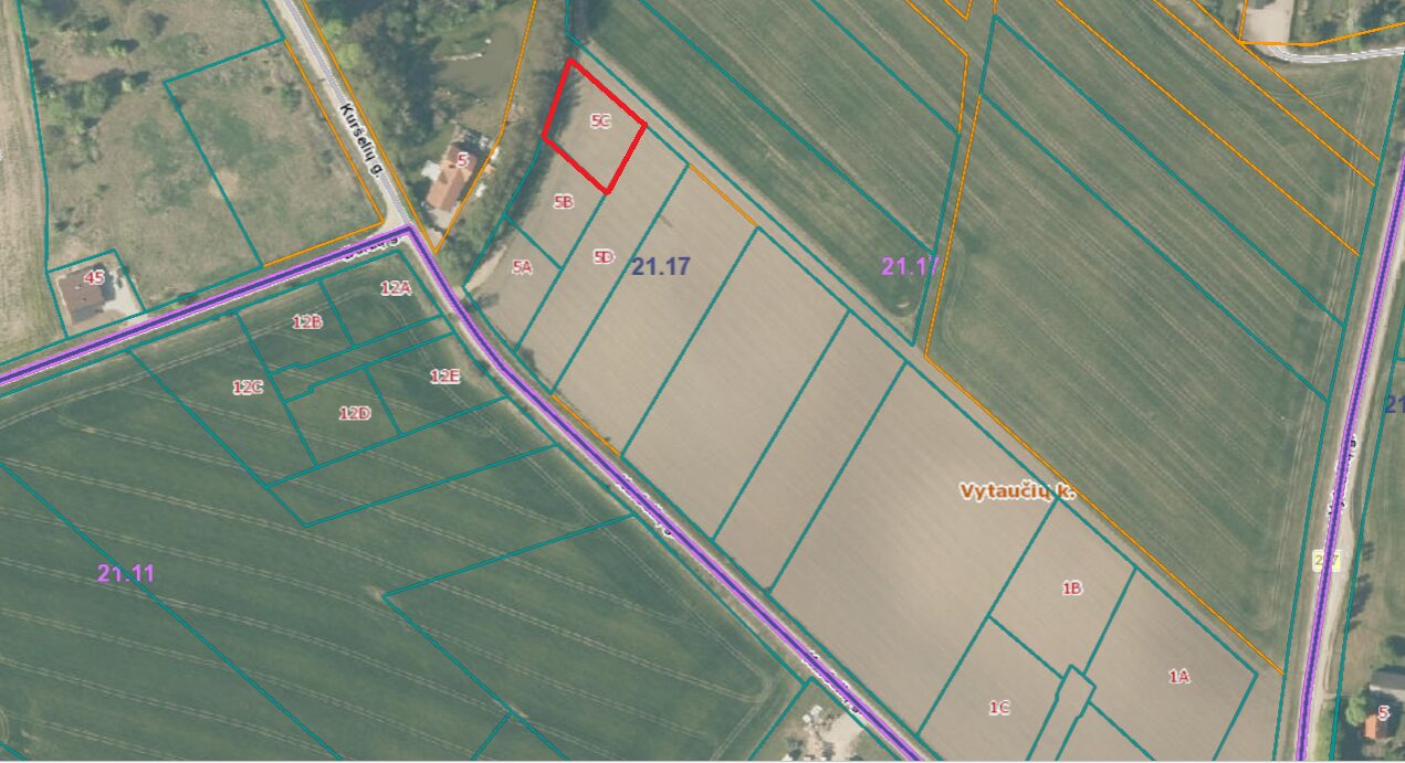 Parduodami namų valdos žemės sklypai Vytaučių km (Prie Plikių) Kuršelių 5C.