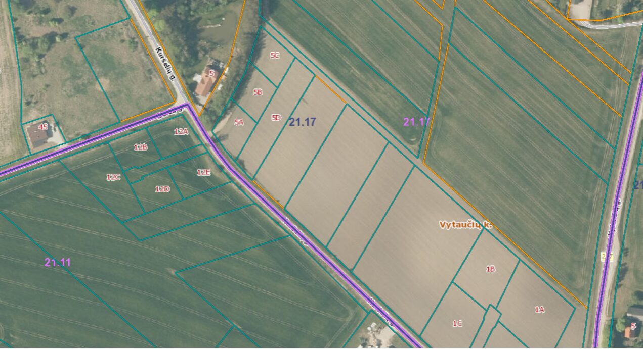 Parduodami namų valdos žemės sklypai Vytaučių km (Prie Plikių) Kuršelių 5A.